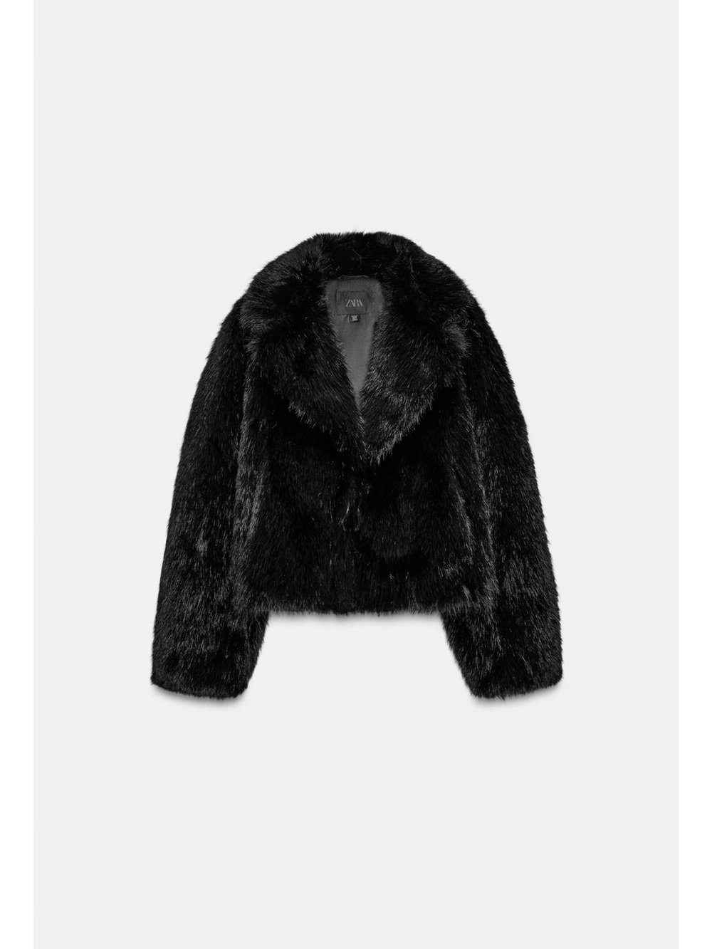 ZARA BLOGGERS FAV SHORT FAUX FUR COAT